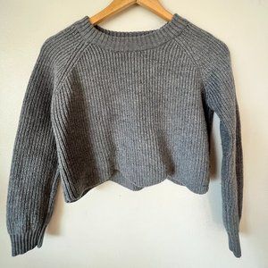 Artizia Grey Crop Sweater